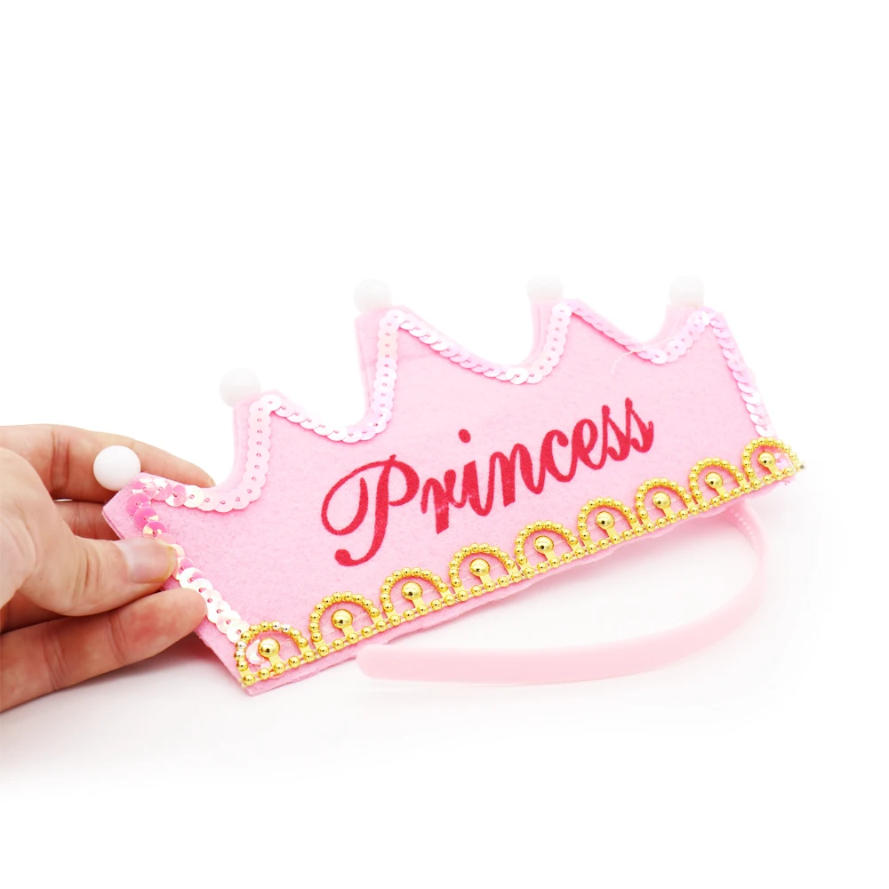 Корона светодиодные шапочки на день рождения цветная шляпа король принцесса