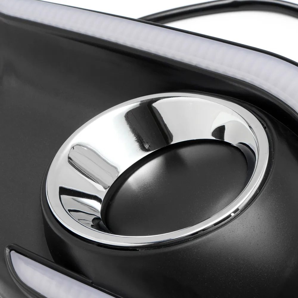 NOVSIGHT Автомобильные светодиодные противотуманные дневные ходовые огни DRL желтый