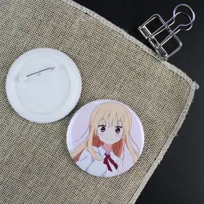 12 типов Himouto! Umaru chan фигурка модель брошь булавки брошки круглый Жесть значок для