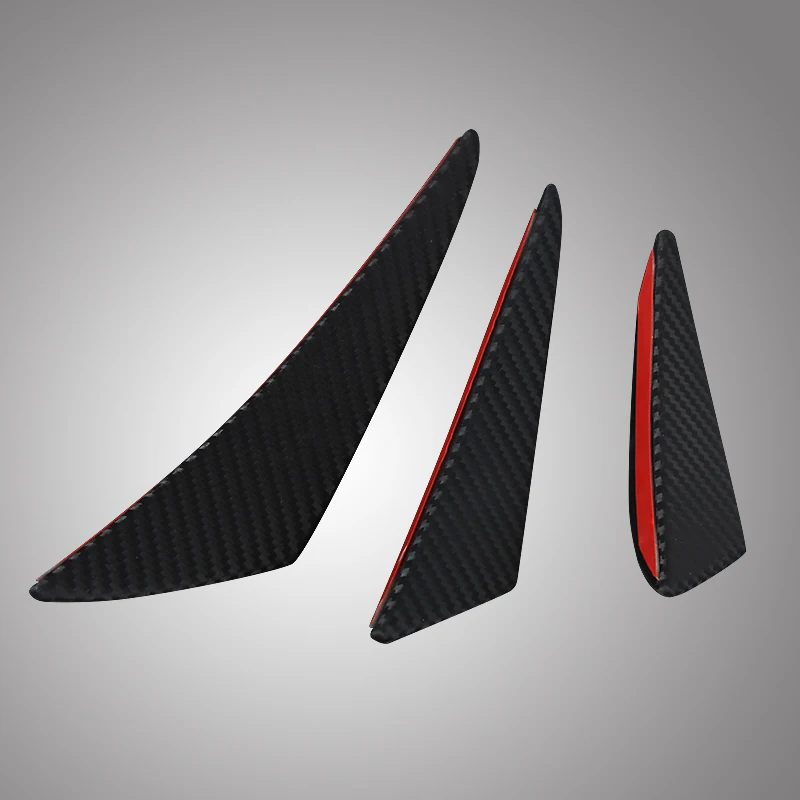 6 шт./компл. универсальные аксессуары для стайлинга автомобиля из углеродного