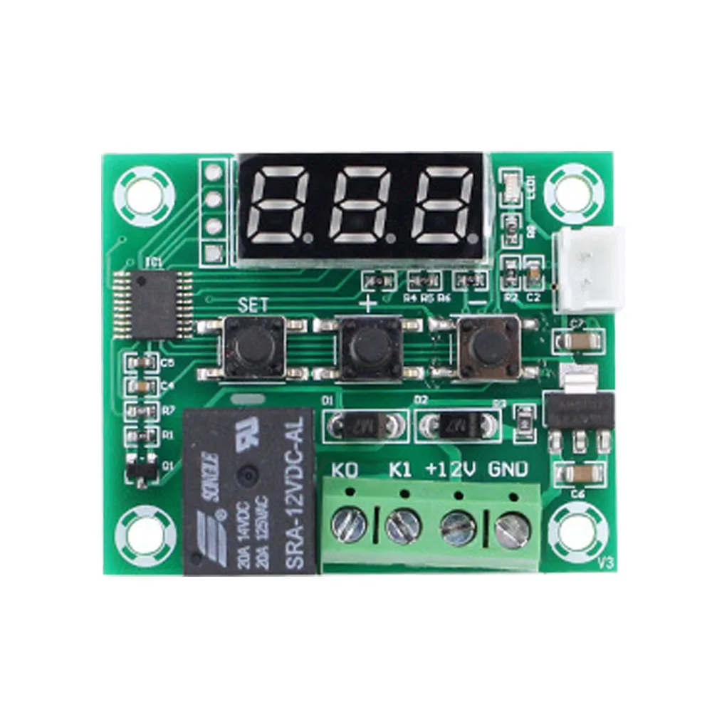 

W1209 Digital Thermostat Temperature Control Switch 12V Sensor Board Module DC Speed Regulator Adjustable speed control board