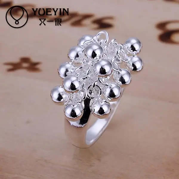 Женское посеребренное кольцо anillo обручальное с посеребренным покрытием