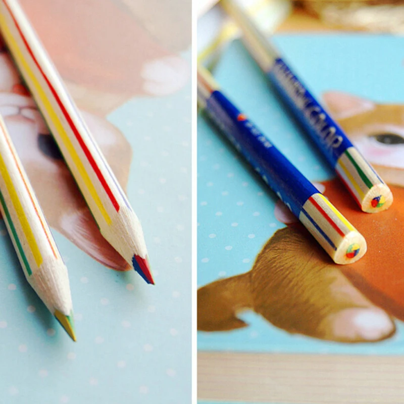 Карандаш 4 в 1 детский Радужный 20 шт./лот|pencil magic|rainbow drawingpencil |