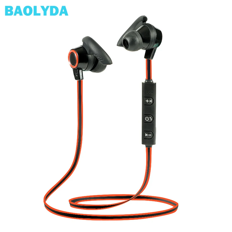Baolyda беспроводные наушники Bluetooth гарнитура стерео спортивные магнитные для