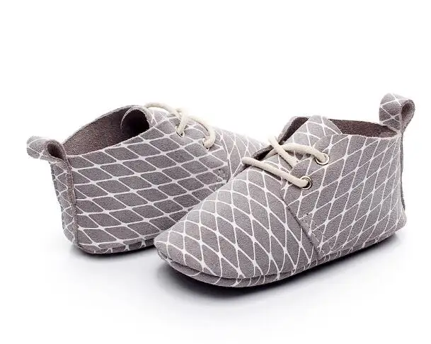 

New Genuine Leather Leopard Print lace up polka dot soft sole girl boy baby moccasins baby shoes first walkers 2019