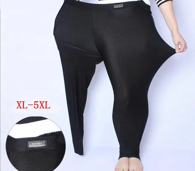 Женские блестящие штаны-капри леггинсы в полную длину большие размеры XL- 5XL Y025 |