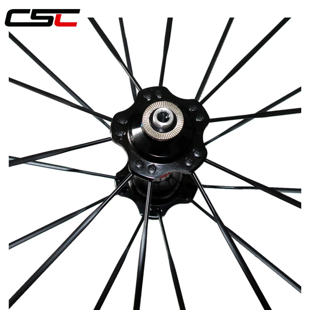 CSC U Shape 25mm width 700C full carbon 38mm clincher road wheels | Спорт и развлечения