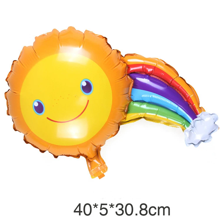 1pc Birthday Balloons Have a nice day party Wedding Decoration Smile Face Rainbow Baby Shower Girl Ballons Party Decorations | Дом и сад