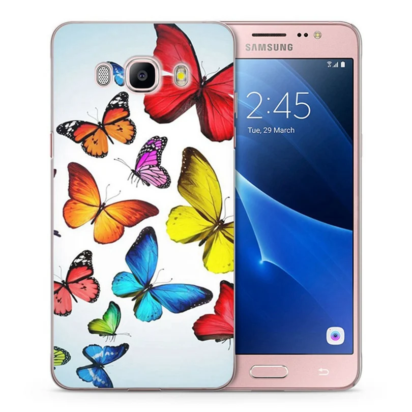 Case For Samsung Galaxy A3 A5 2016 2015 2017 prime J1 J2 J3 J5 TPU Soft Butterfly Skull Painted C030 |