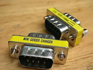 50 DB9 RS232 9 Булавки мужчинами Пол смены разъем DB9|pin male|pin pinpins male |