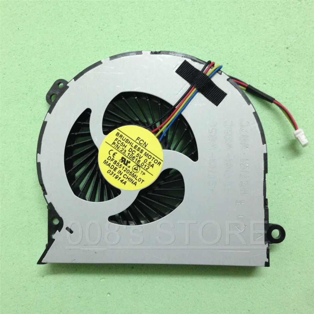 

New CPU Cooler Fan For HP ProBook 4540 4540S 4545 4545S 4740s 4745s 4750S 4446S Laptop Radiator DFS551205ML0T DC 5V 0.5A FB7S