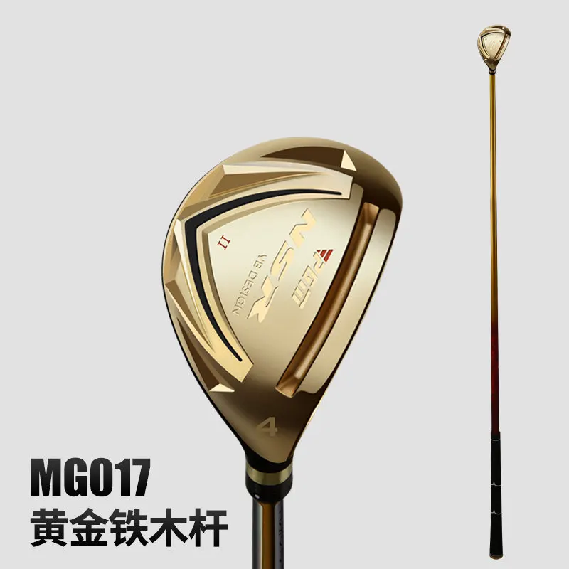 Gold Iron wood PGM Титан Гольф водитель головка клюшки для гольфа fairway wood 1/3/5 г правой Для мужчин деревянный Gold Tee Утюг-Дерево из черного графита Гольф-клубы - Цвет: Gold Iron wood