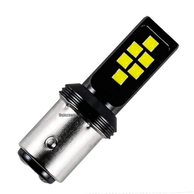 1 шт. 1157 P21/5 Вт BAY15D 12 SMD 3535 чип светодиодный автомобиль хвост сигнализирующий - Фото №1