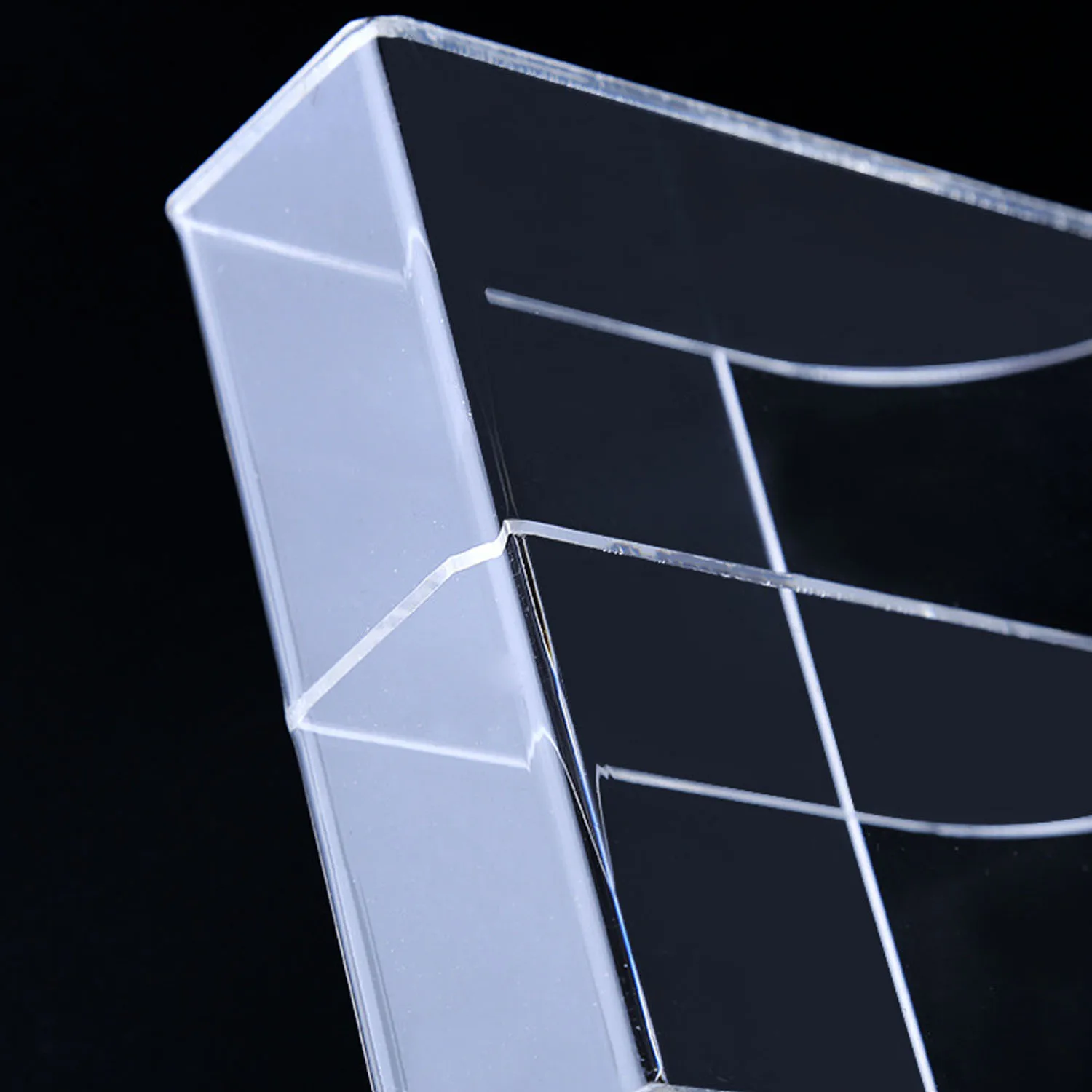 Behogar 2 образными пазами прозрачные акриловые настенные стол ТВ кондиционер пульт