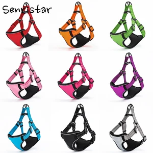 Не тянуть собаки жгут жилет Регулируемый Светоотражающий Поводок для питомца собаки для маленьких собак панель в форме французского бульдога для щенков чихуахуа, собак нагрудного ремня