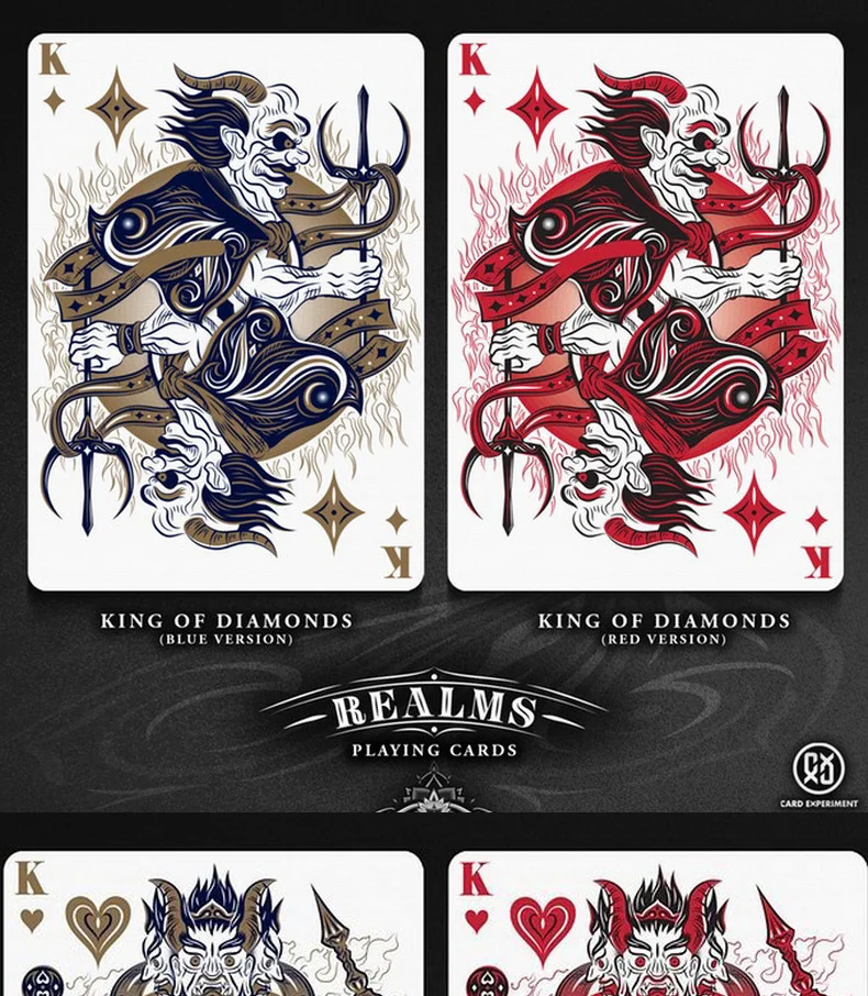 1 шт. Realms игральные карты шесть карт для покера импортированные Magic Dekc реквизит Запечатанный