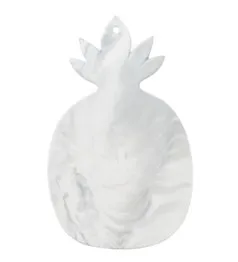 white leaf ceramic Керамическая тарелка мраморная текстура ананас золотое блюдо в виде листа тарелки сырная доска разделочная доска - Цвет: white leaf ceramic