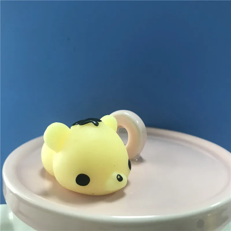 Chicken-2 Мини Изменение цвета милый кот Антистресс мяч сжимает Mochi поднимающийся Abreact мягкий липкий снятие стресса забавная Подарочная игрушка - Цвет: Chicken-2