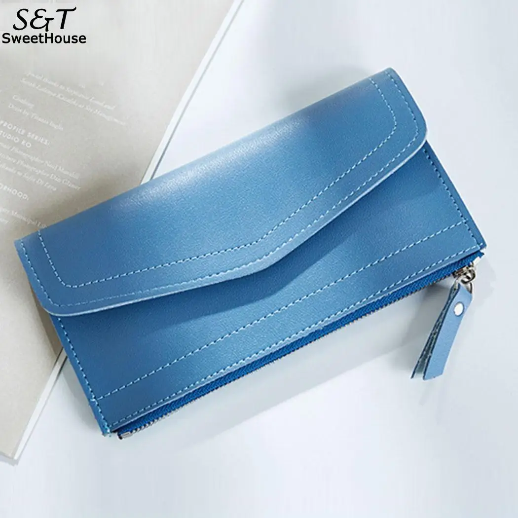 Женские Модные Мягкие Твердые квадратные слоты с несколькими кнопками двойные