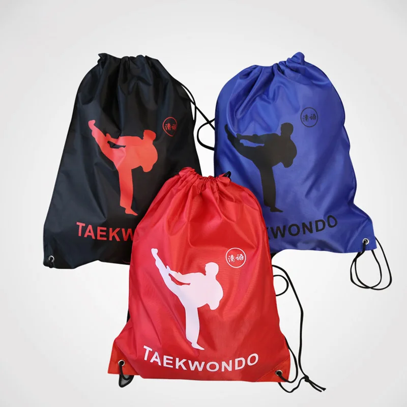 

Taekwondo Bags Sport Rope Bag Tae kwon do Training Running Light Backpack Unisex Kung Fu Waterproof Soft Travel Gym Sport Bags