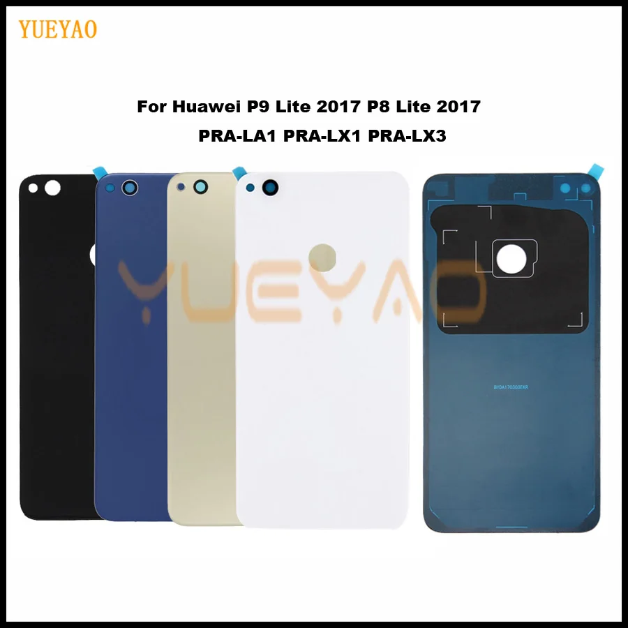 Задняя стеклянная крышка аккумулятора для Huawei P8 Lite 2017 задняя P9 замена панели