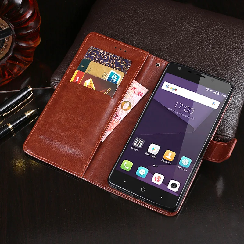 Чехол для ZTE Blade A6 lite роскошный кожаный чехол с откидной крышкой A330 A320 V9 защитный