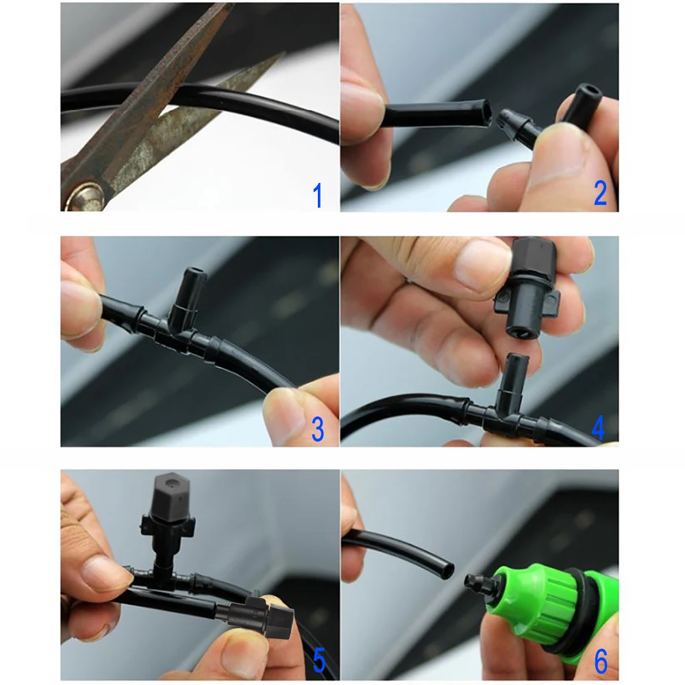10 м 25 40 DIY система капельного орошения автоматический шланг для полива сада микро