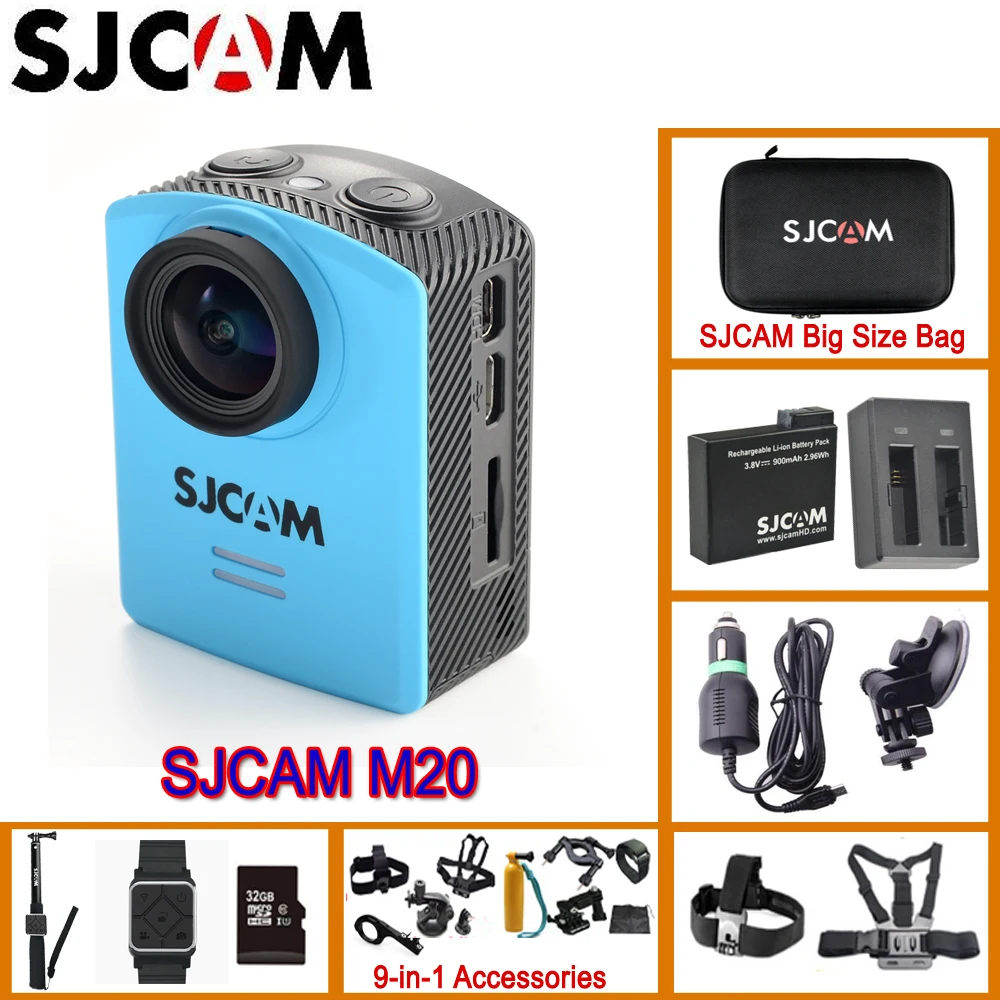 SJCAM M10 wifi M20 Спортивная экшн-камера водонепроницаемая sj Cam Видео разрешение Full HD 1080P Мини Спорт DV 30 м подводный открытый