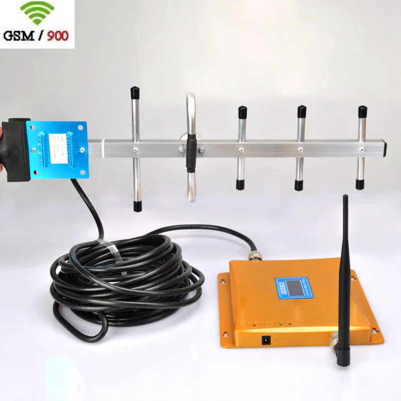 GSM Сигнала репитера 900 МГц Яги антенна СВЕТОДИОДНЫЙ экран Усиления дб зона