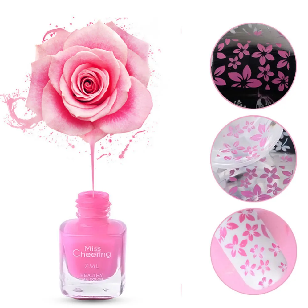 Для печатей лаком для ногтей лак 18 цветов штамповка спрей F804|nail polish|stamping lacquerpolish