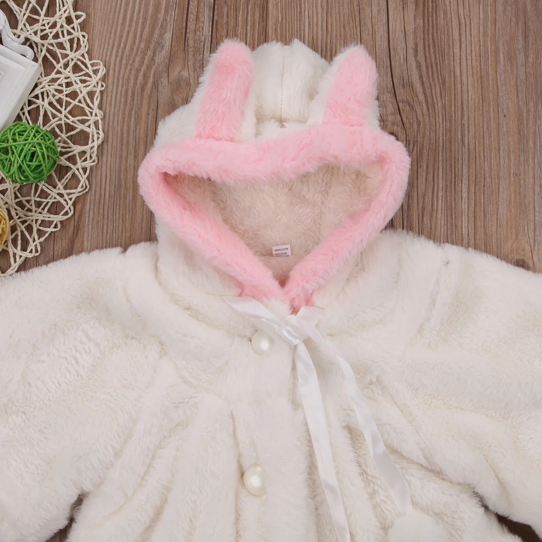 2017 теплый зимний комплект одежды для маленьких девочек с кроличьими ушками|baby