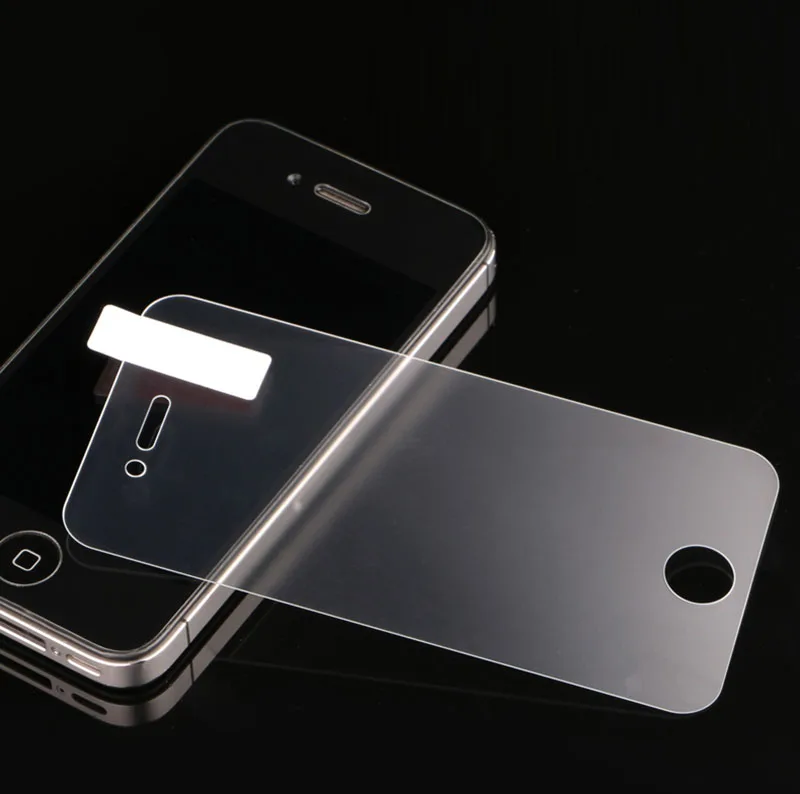 Без отпечатков пальцев Премиум 9 H закаленное Стекло Экран протектор для iPhone 4