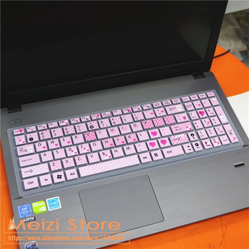 Силиконовая защитная накладка на клавиатуру для ноутбука Asus N56u N56VM N56VZ N56VN56 N56J N56JR