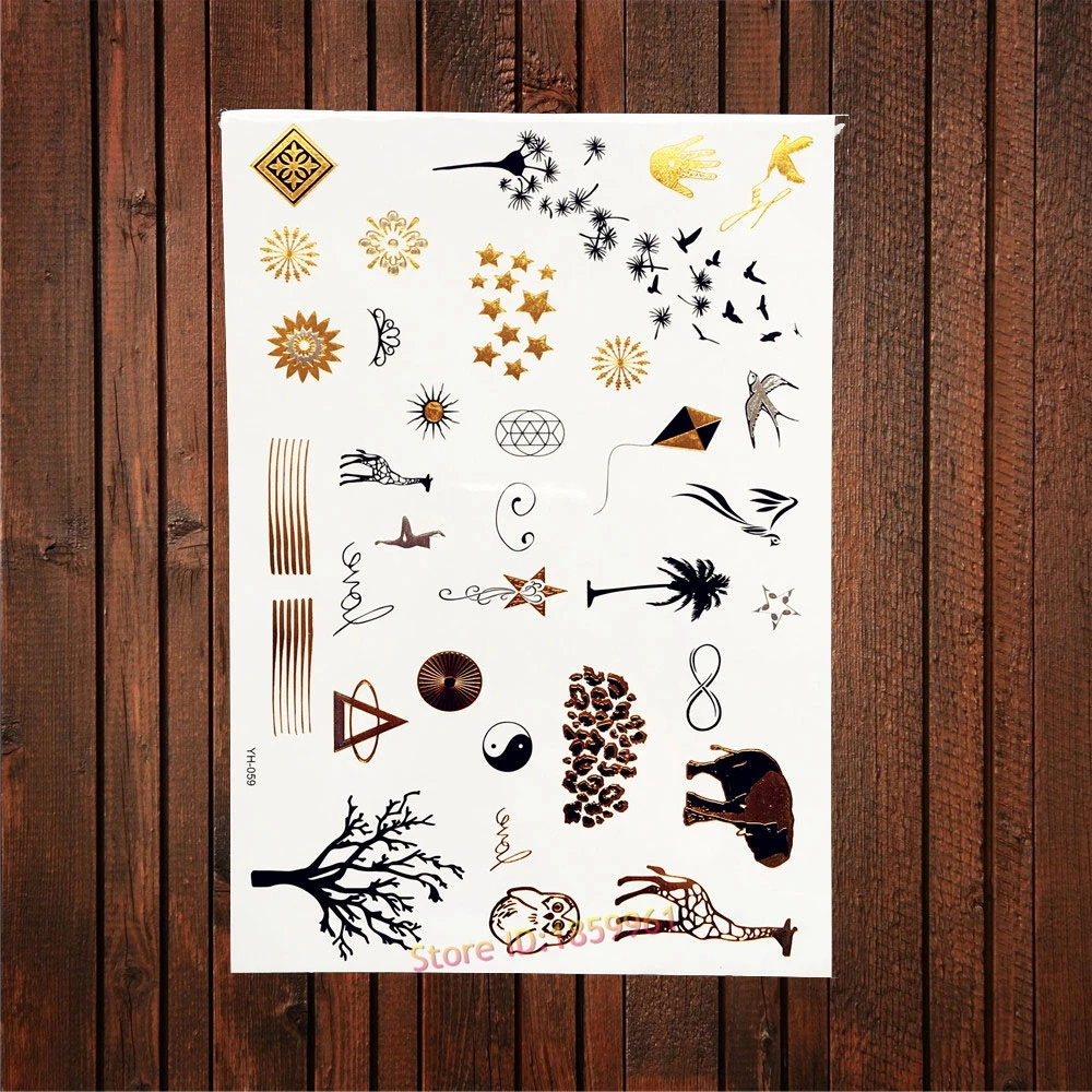 1 шт. сексуальный боди арт тату Цветок на руку перо браслет дизайн