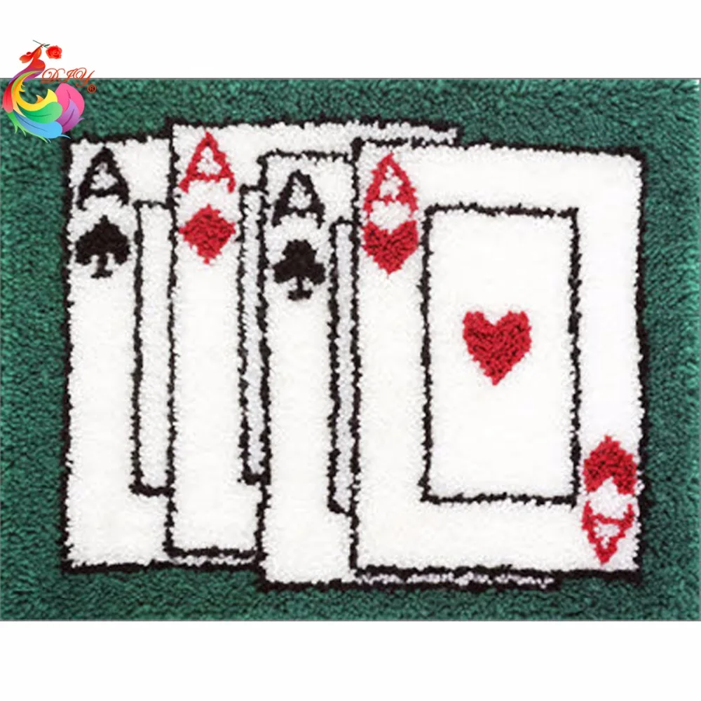 Набор ковровых покрытий с крючком-защелкой нитки для вышивки ковер из пряжи