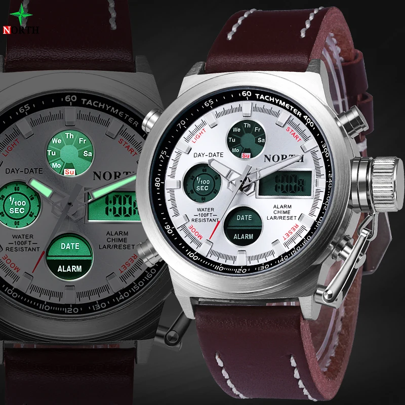 Спортивные для мужчин s часы лучший бренд класса люкс армия аналоговые цифровые