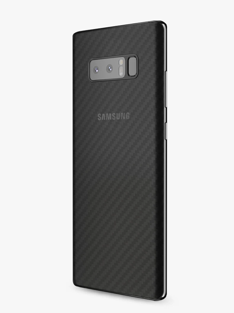 5 шт. для Samsung Galaxy Note 3 4 7 8 9 Защита экрана 3D углеродное волокно задняя крышка пленка