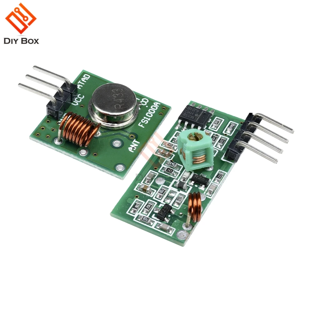 433 МГц РЧ беспроводной передатчик и приемник модуль DIY комплект для Arduino ARM MCU WL