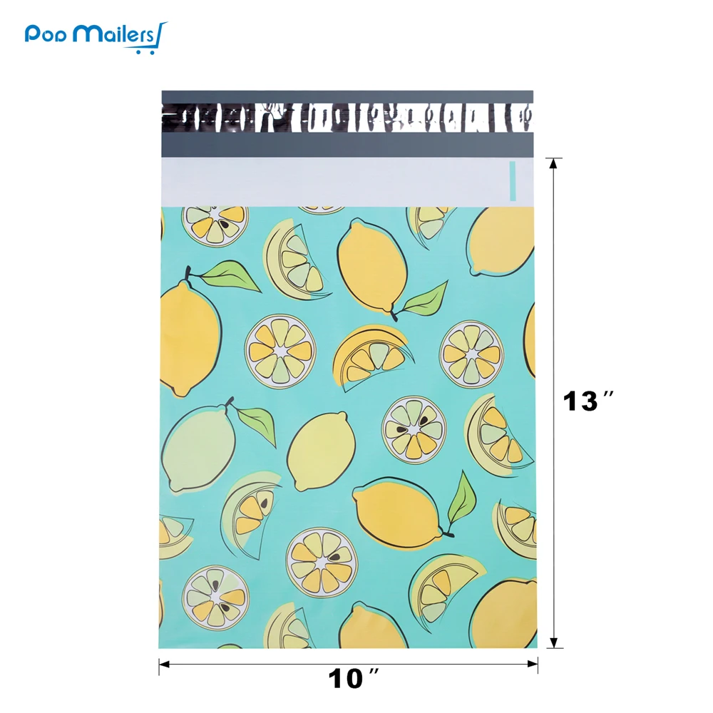 Пластиковые пакеты-конверты с рисунком лимона 100x33 см 10x13 дюймов 25 5 шт. |