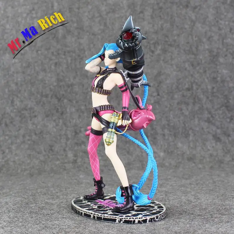 Джинкс Il Loose Cannon в Piedi Ver. Фигурку 1/6 шкала Dipinte Figura Bambola 008 Gioco ПВХ Brinquedos Giocattolo|Игровые
