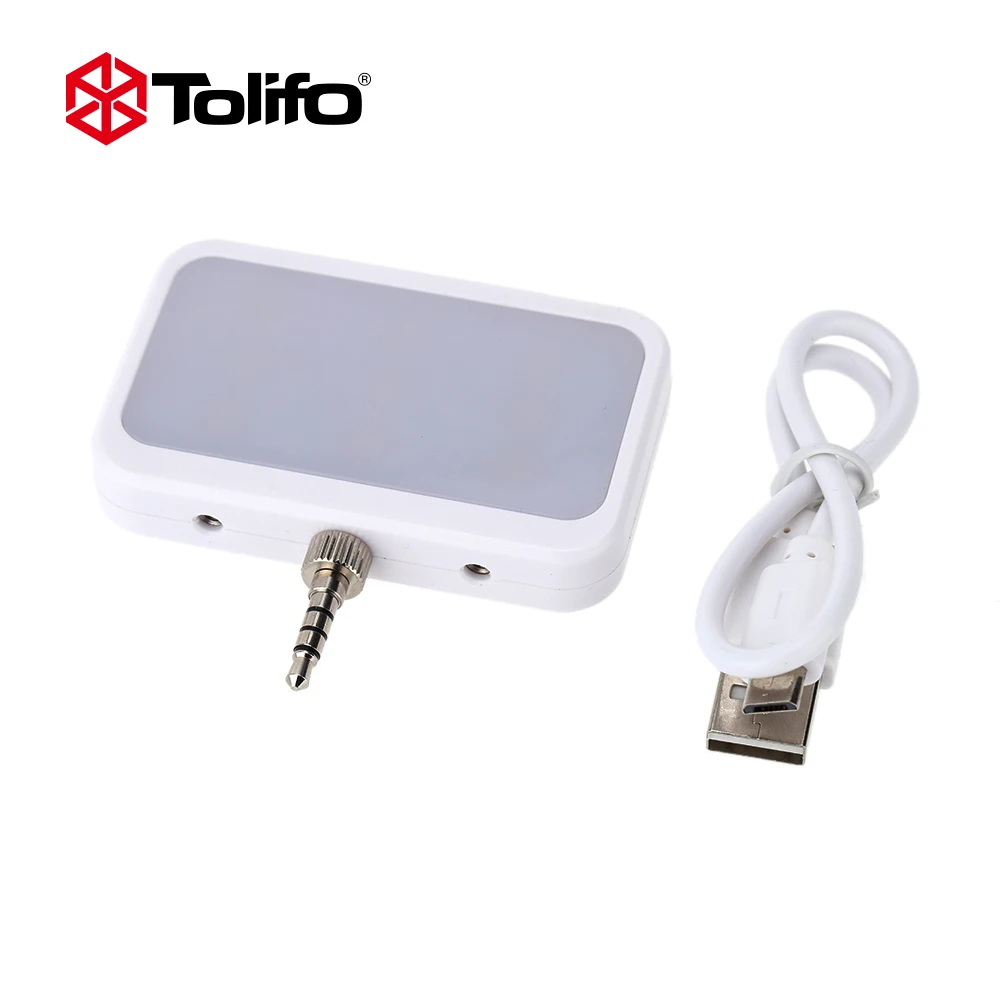 Tolifo HF0901 профессиональная селфи вспышка для смартфона со светодиодной подсветкой