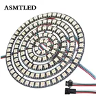 Адресная светодиодная кольцесветодиодный лента pixel WS2812B led s WS2812 SK6812 5050 RGB ic Встроенная полноцветная DC5V кольцевая панель гало светильник вая лента