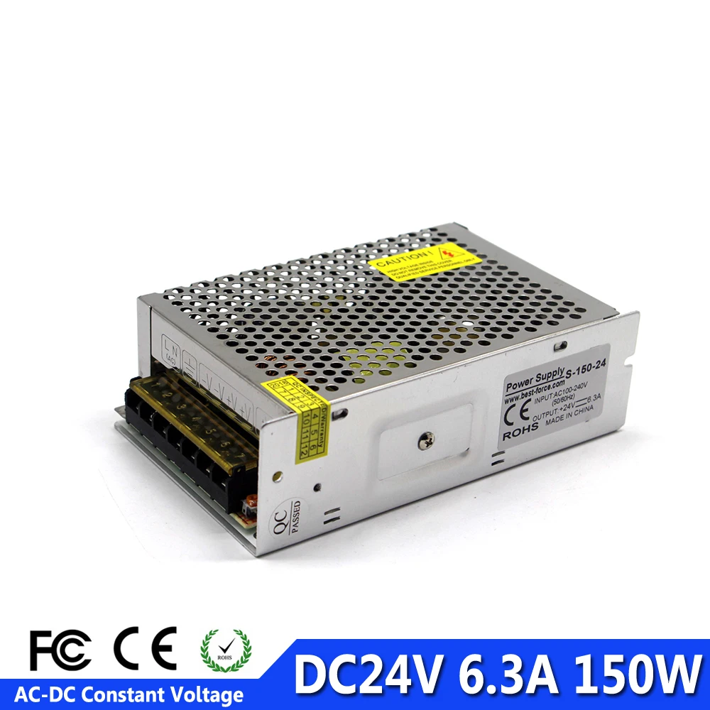 DC12V 24V 150W источник питания трансформатор напряжения AC 100 V 240 к DC 12V Светодиодный