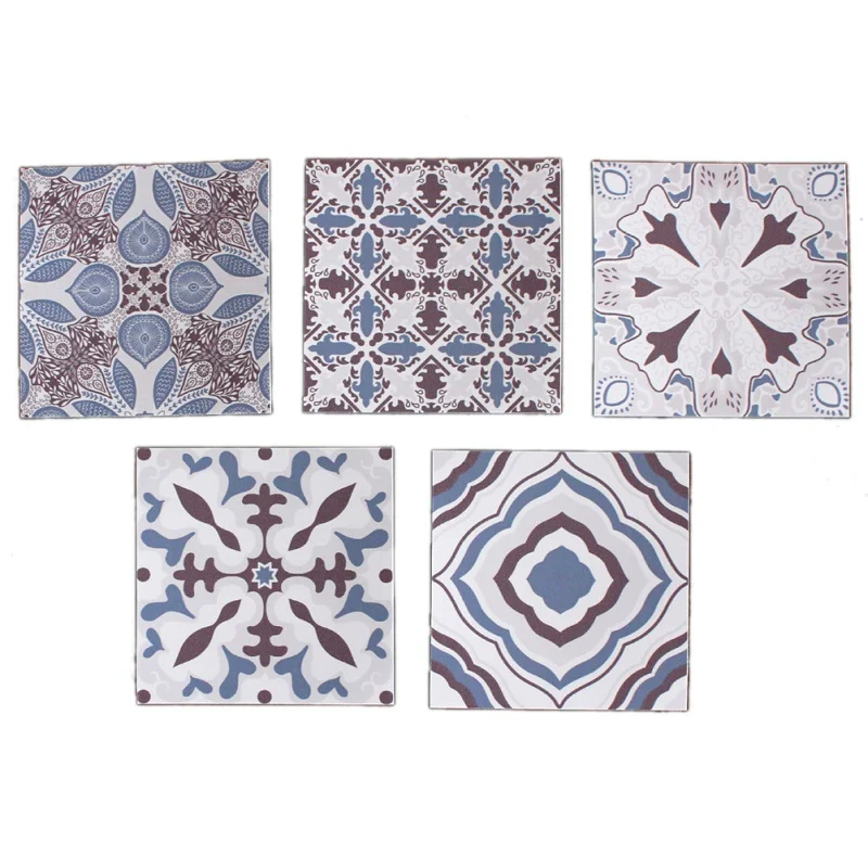 5 шт красочные мозаичные водостойкие настенные художественные наклейки для