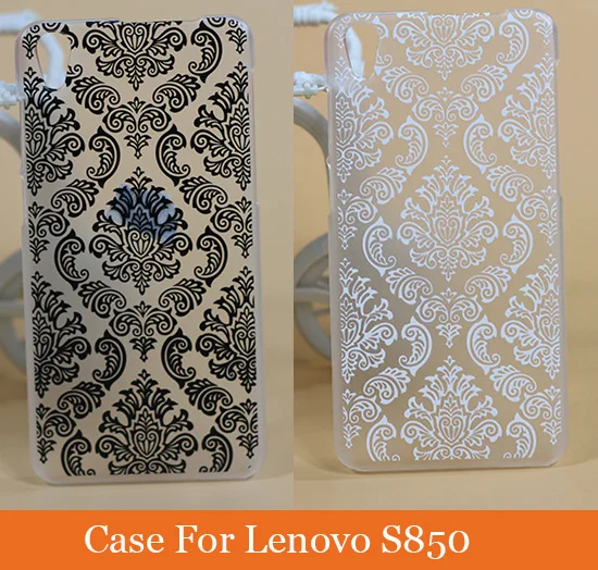 Новый модный прозрачный ПК чехол для Lenovo s850 задняя крышка телефона винтажный