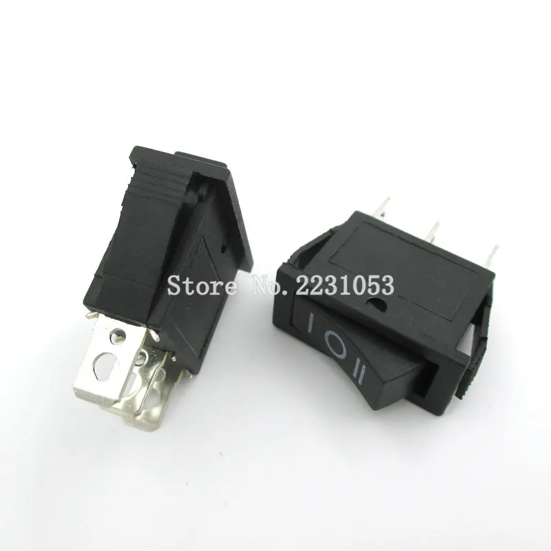 5 шт./лот AC 10A/250V 15A/125V 3 Pin SPDT ON-OFF-ON позиционный переключатель для лодки 30*13 6 мм KCD3-3PD |