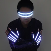 bright led stage costumes led gloves luminous glasses laser stage props party supplies
