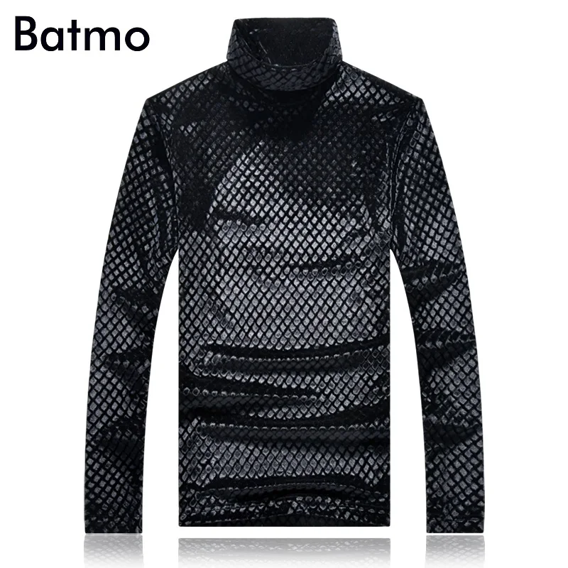 Batmo 2019 Новое поступление Осенняя Высококачественная велюровая водолазка в