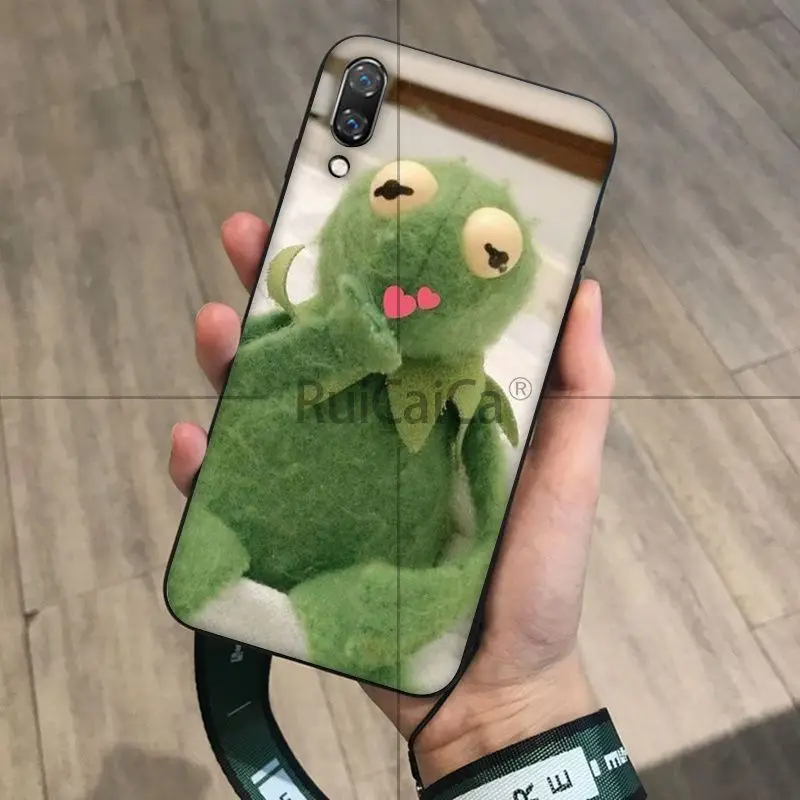 Ruicaica Kermit лягушка красочные милые аксессуары для телефонов Чехол Huawei P9 P10 Plus Mate9