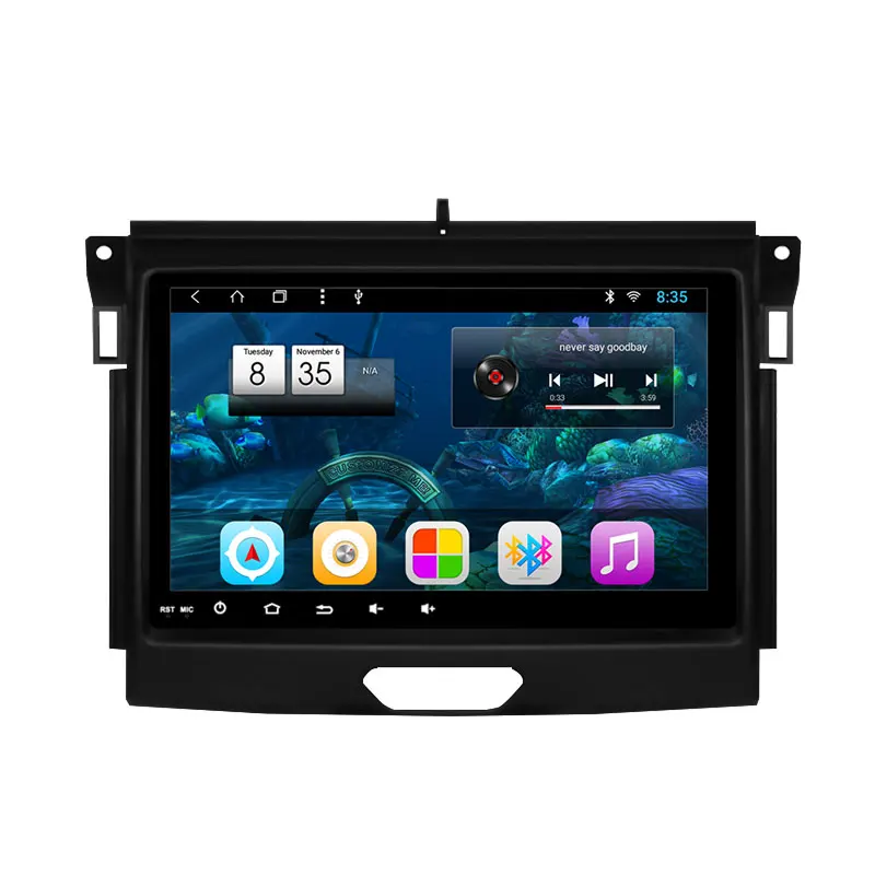 Автомагнитола Topnavi для Ford RANGER 2016 1 DIN с GPS навигацией DVD плеером Android 8 1|GPS транспорта|